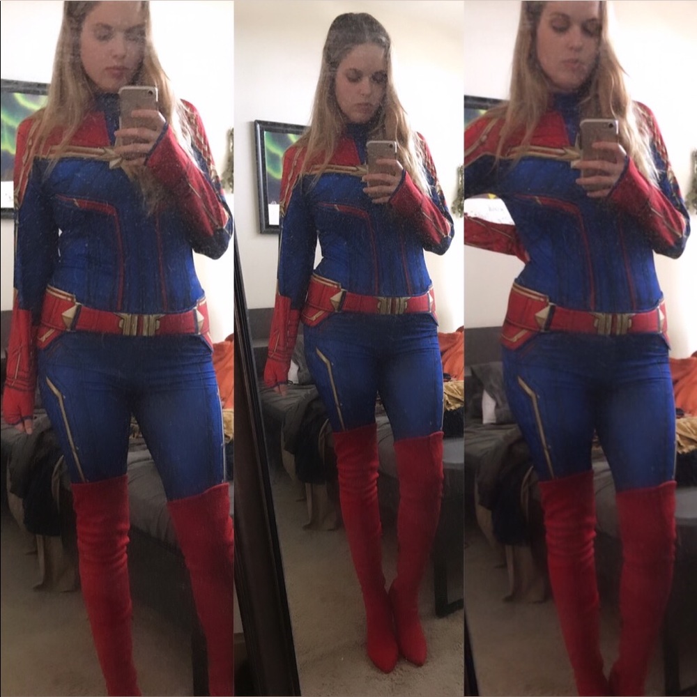 Adult Women’s Captain Marvel Costume